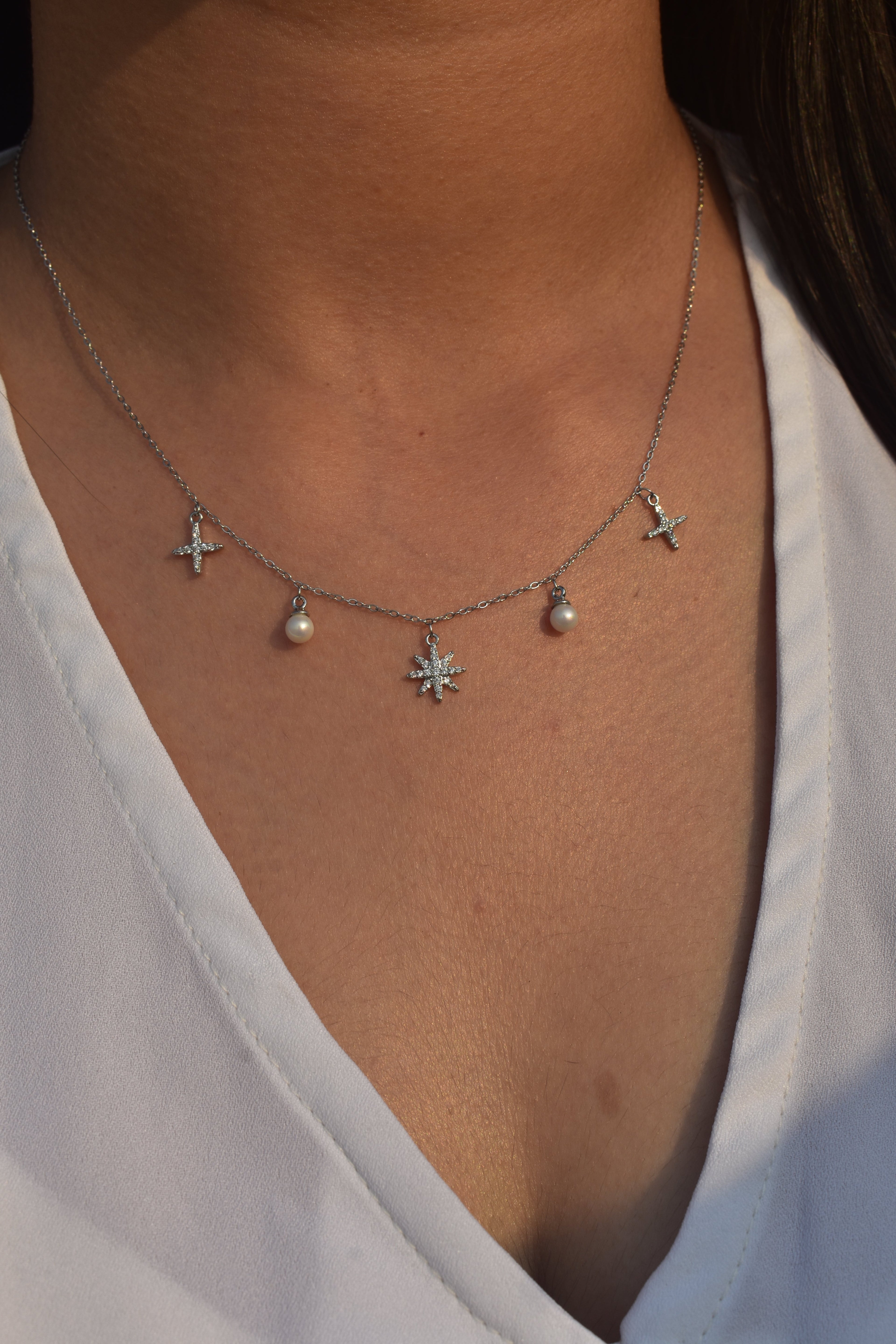 Celestial Pearl Necklace