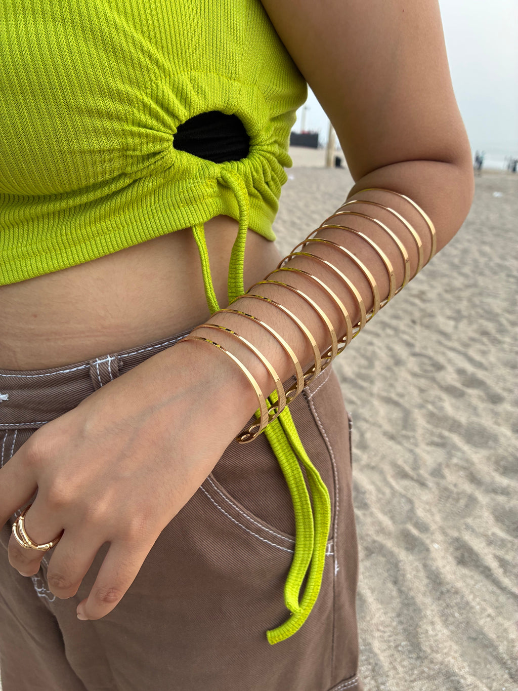 Golden cascade Armlet