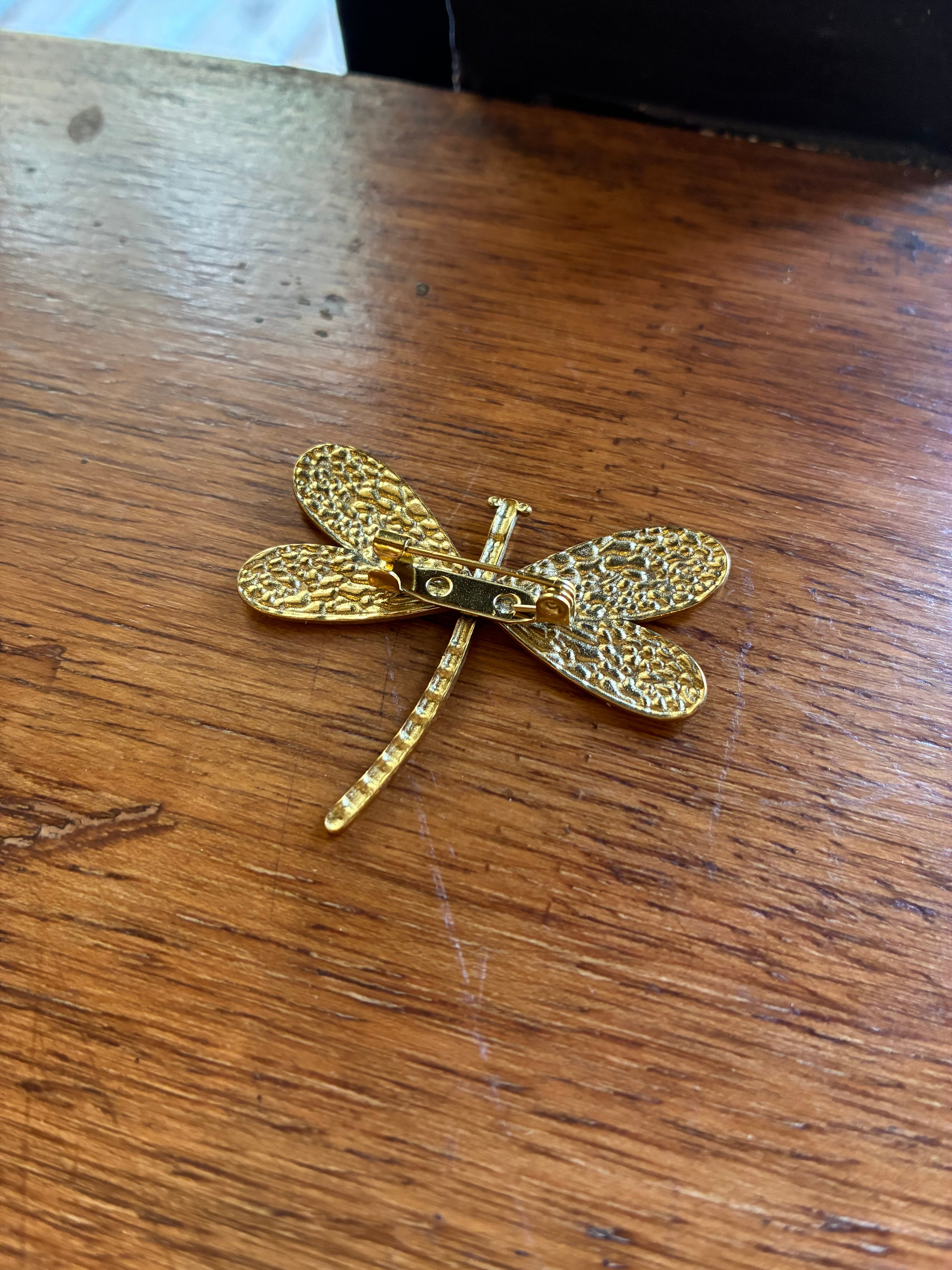 Curvy Dragonfly Brooch