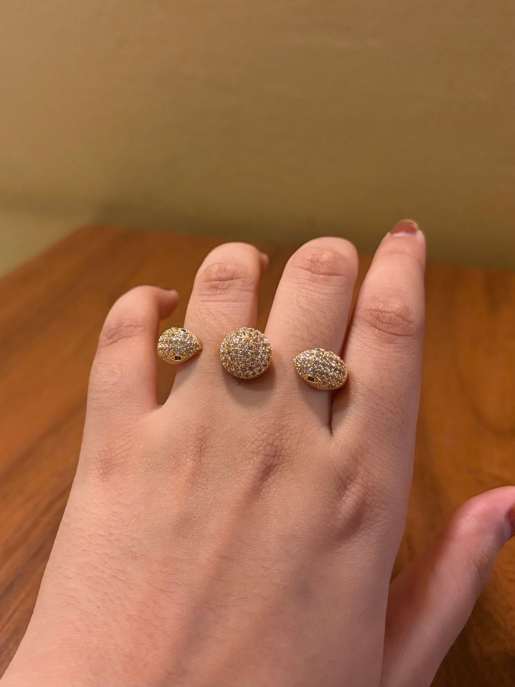 Serpent Face Dual Ring