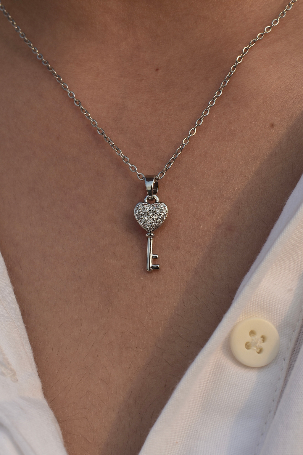 Key to Me Necklace (silver)