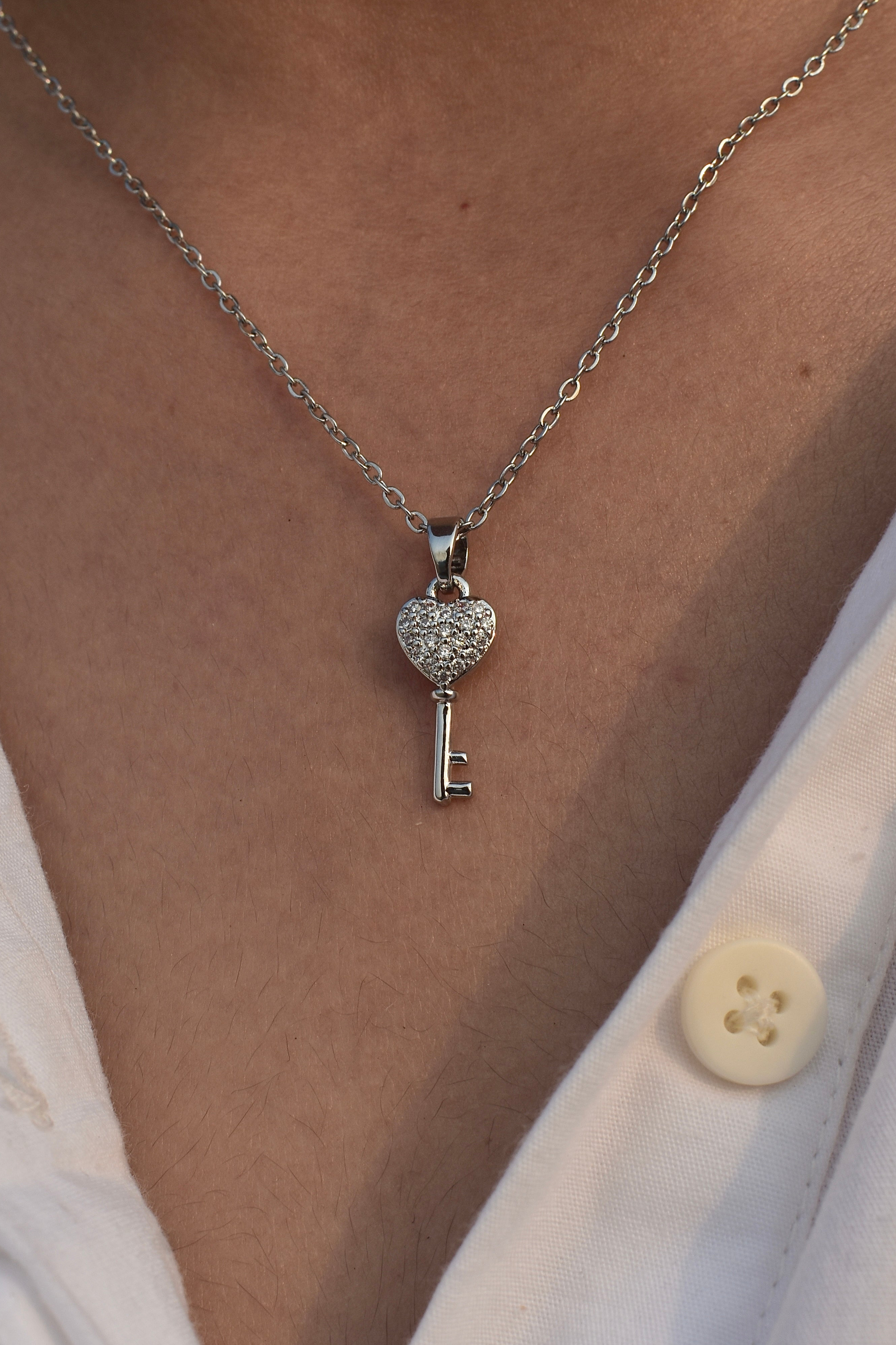 Key to Me Necklace (silver)