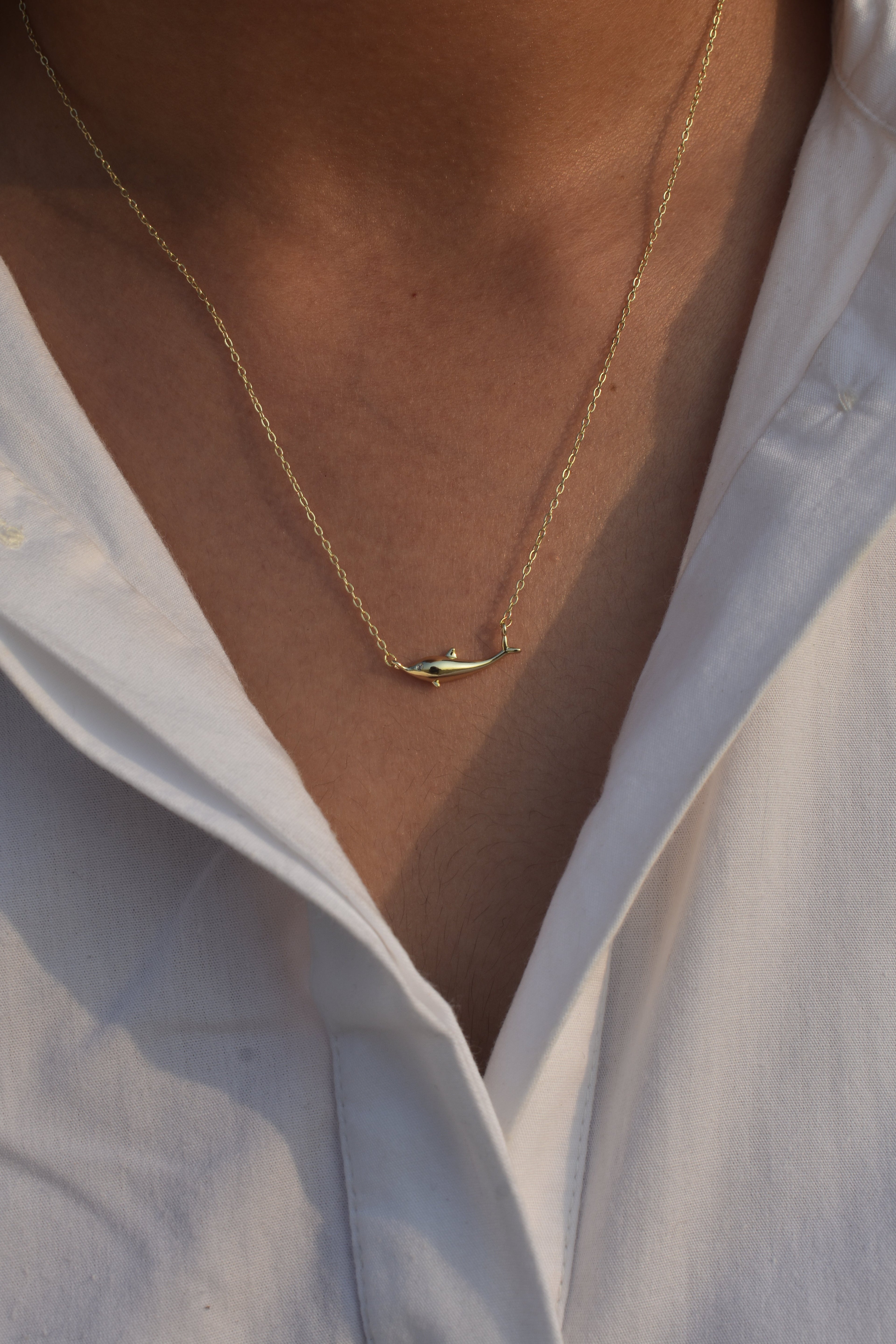 Doll-phin Neckpiece Gold
