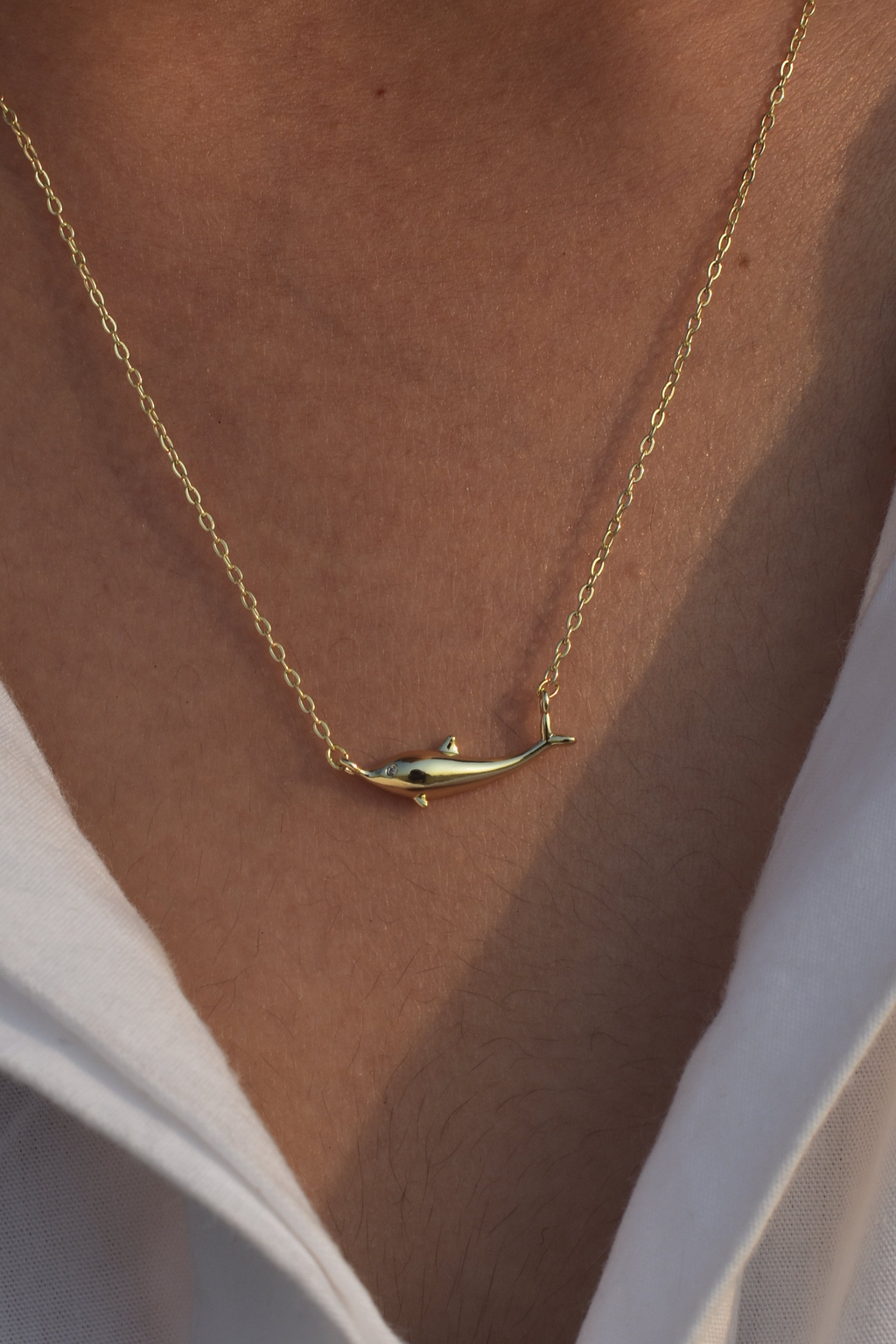 Doll-phin Neckpiece Gold