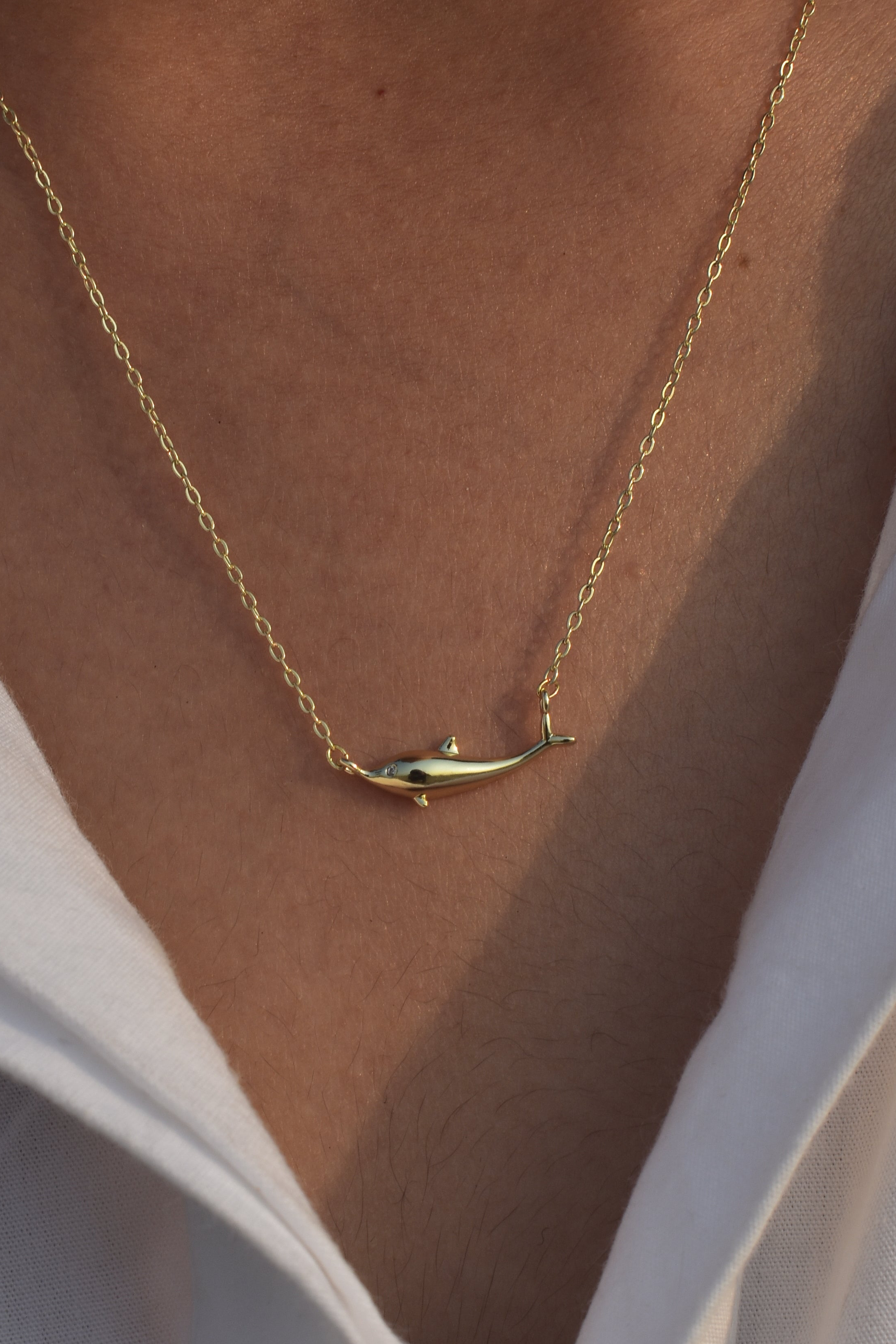 Doll-phin Neckpiece Gold