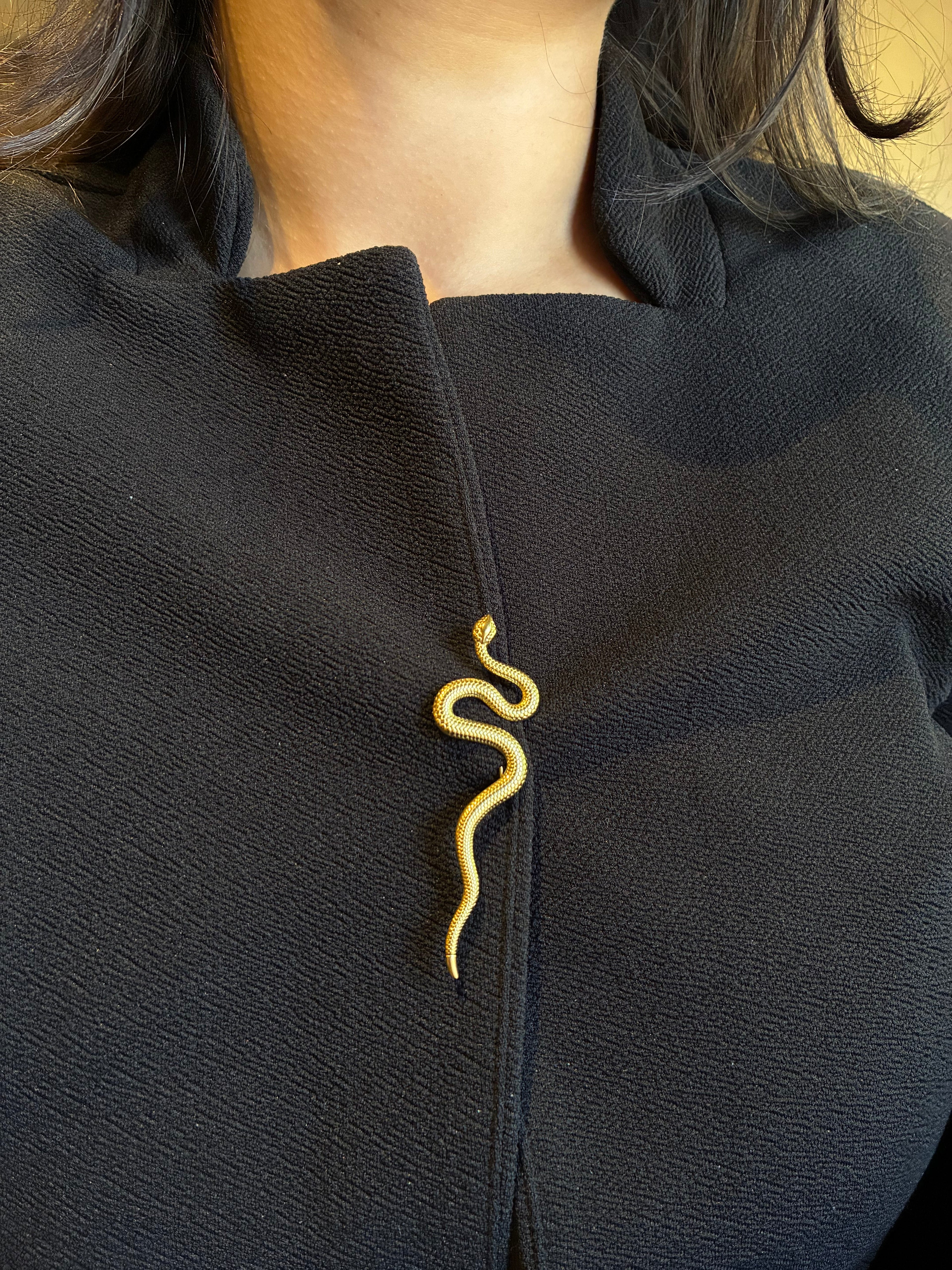 Serpentine Brooch