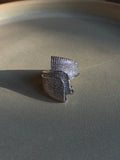 Crusted Drape Ring