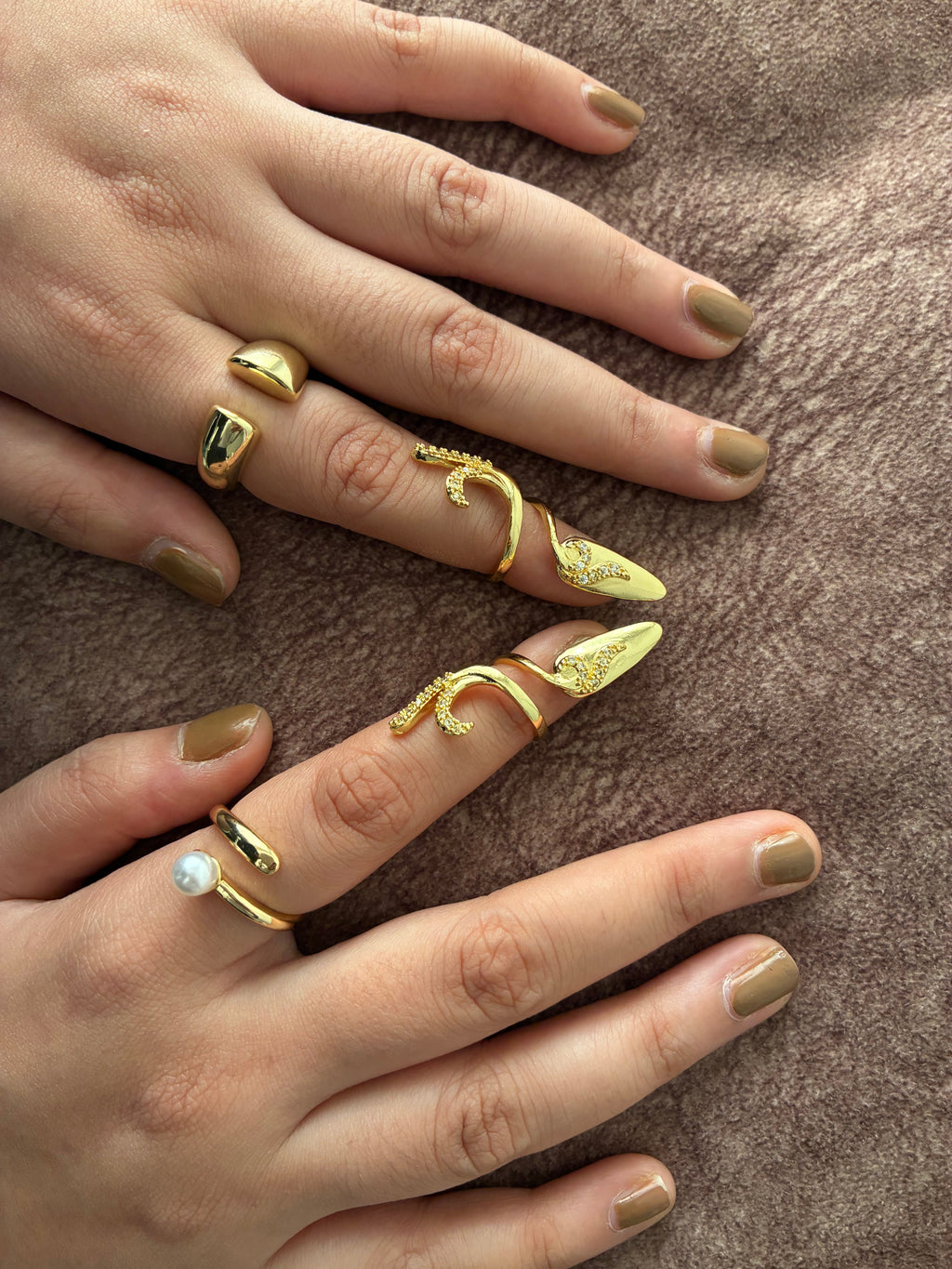 Nail Ring Set of 5 [Braz & Armour Nail Ring]