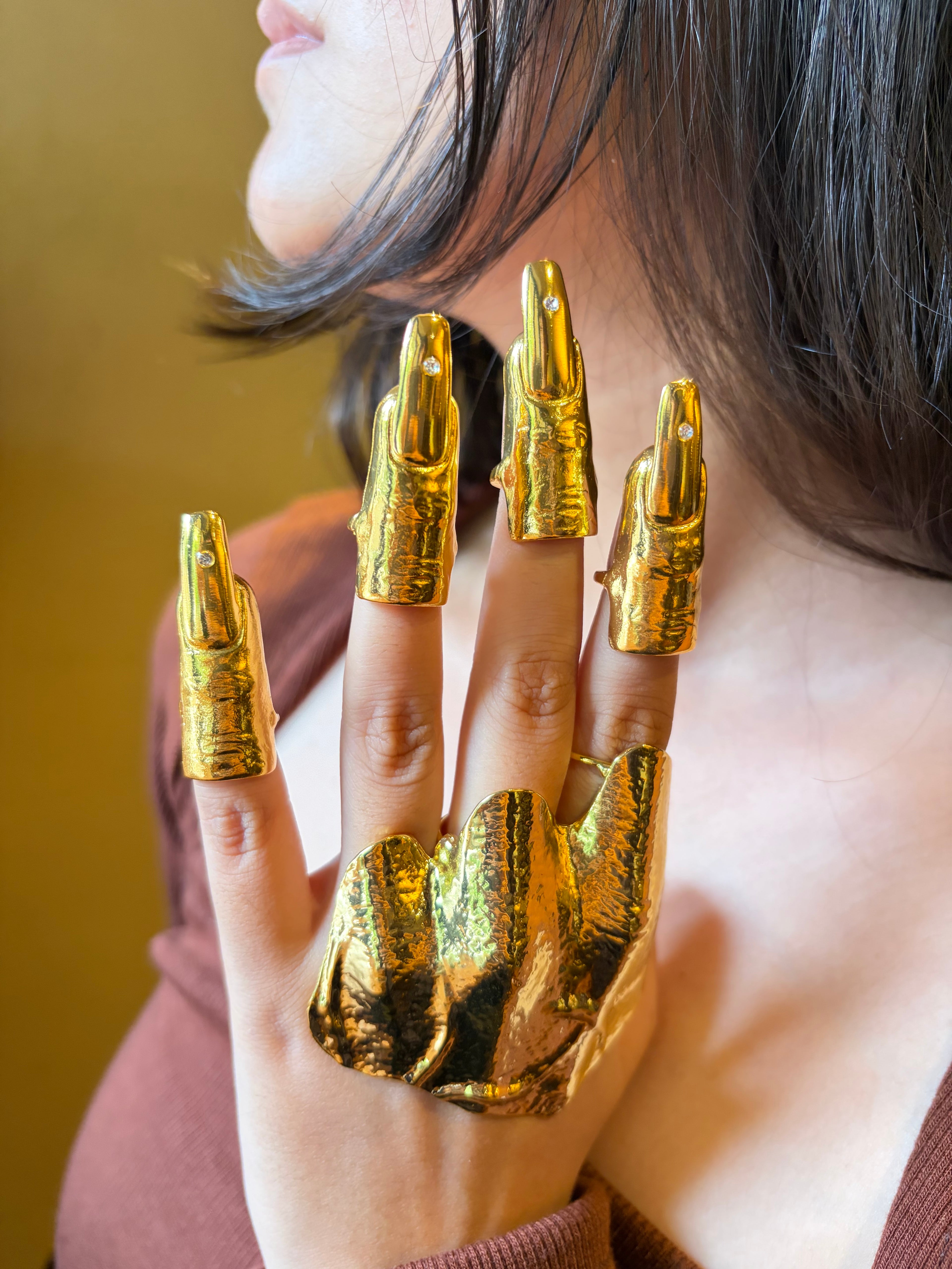 Nail Rings Set of 4 [Bullet Nail Rings]