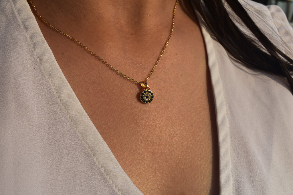 Evil Eye Necklace (Gold)