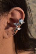 Ashen Rose Earcuff