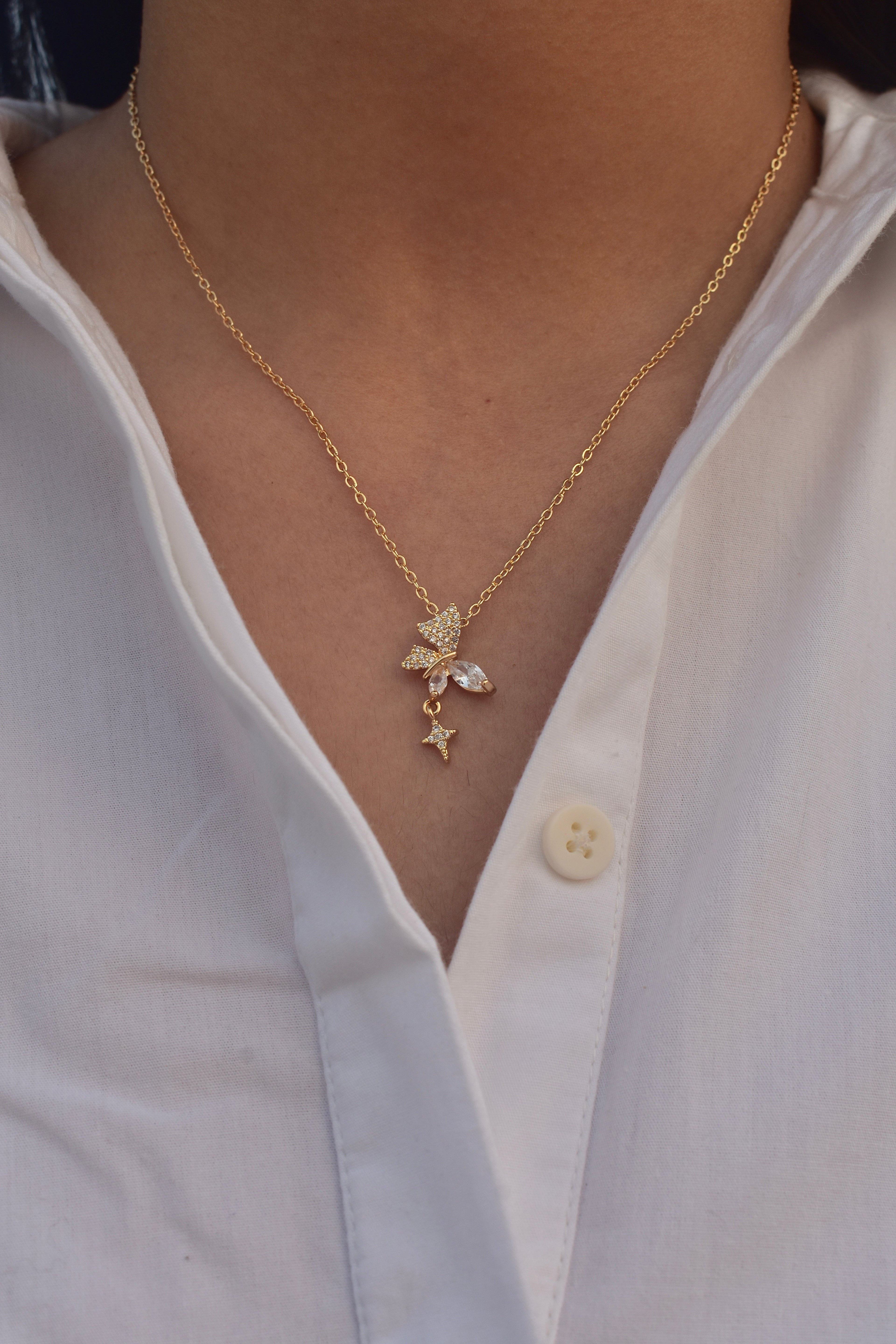 Starfly Gold Necklace
