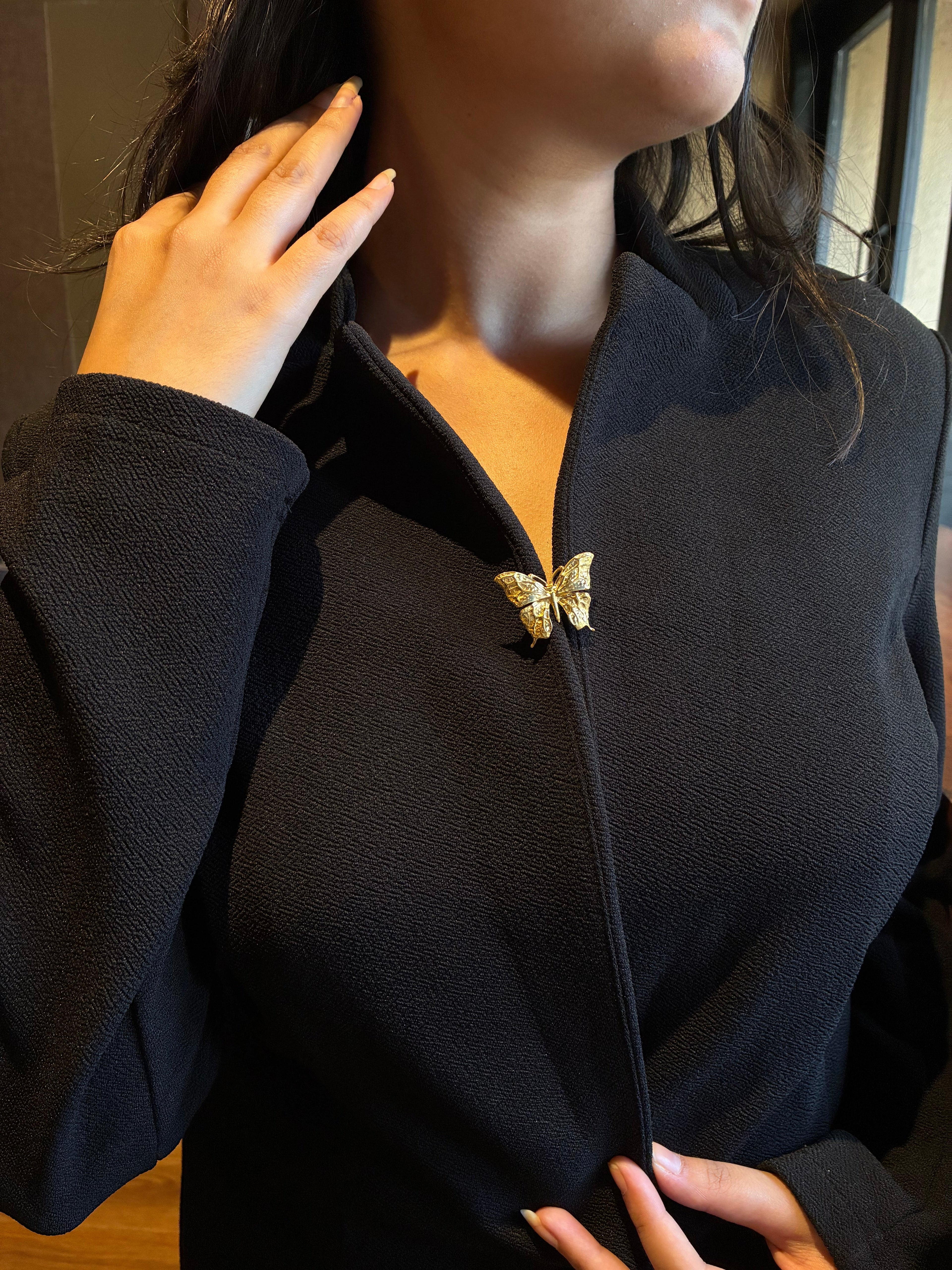 Aurum Butterfly Brooch