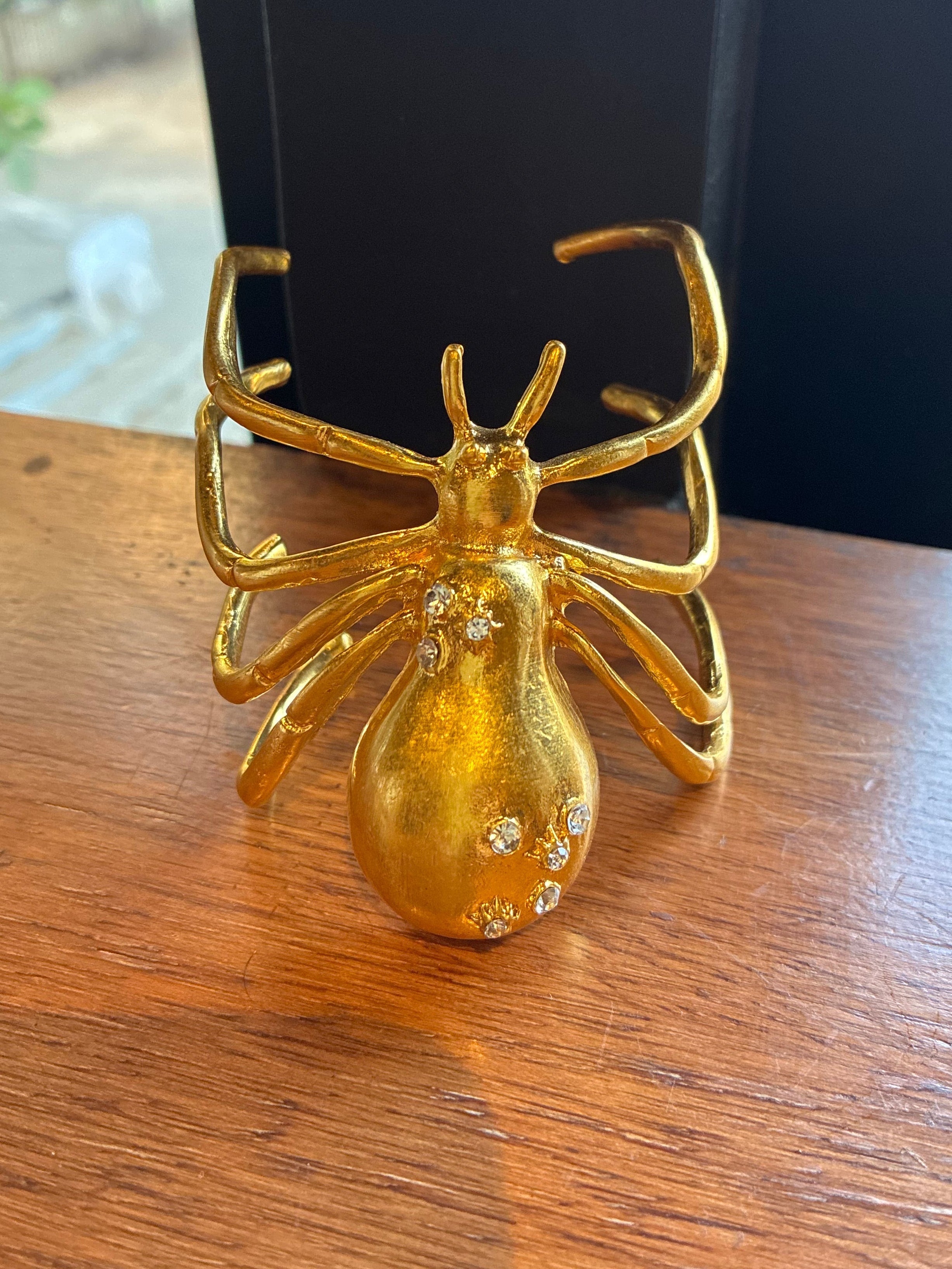 Gold Statement Spider Cuff