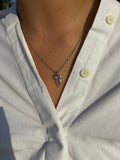 Bow Necklace (silver)