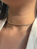 Dot Tennis Choker Gold