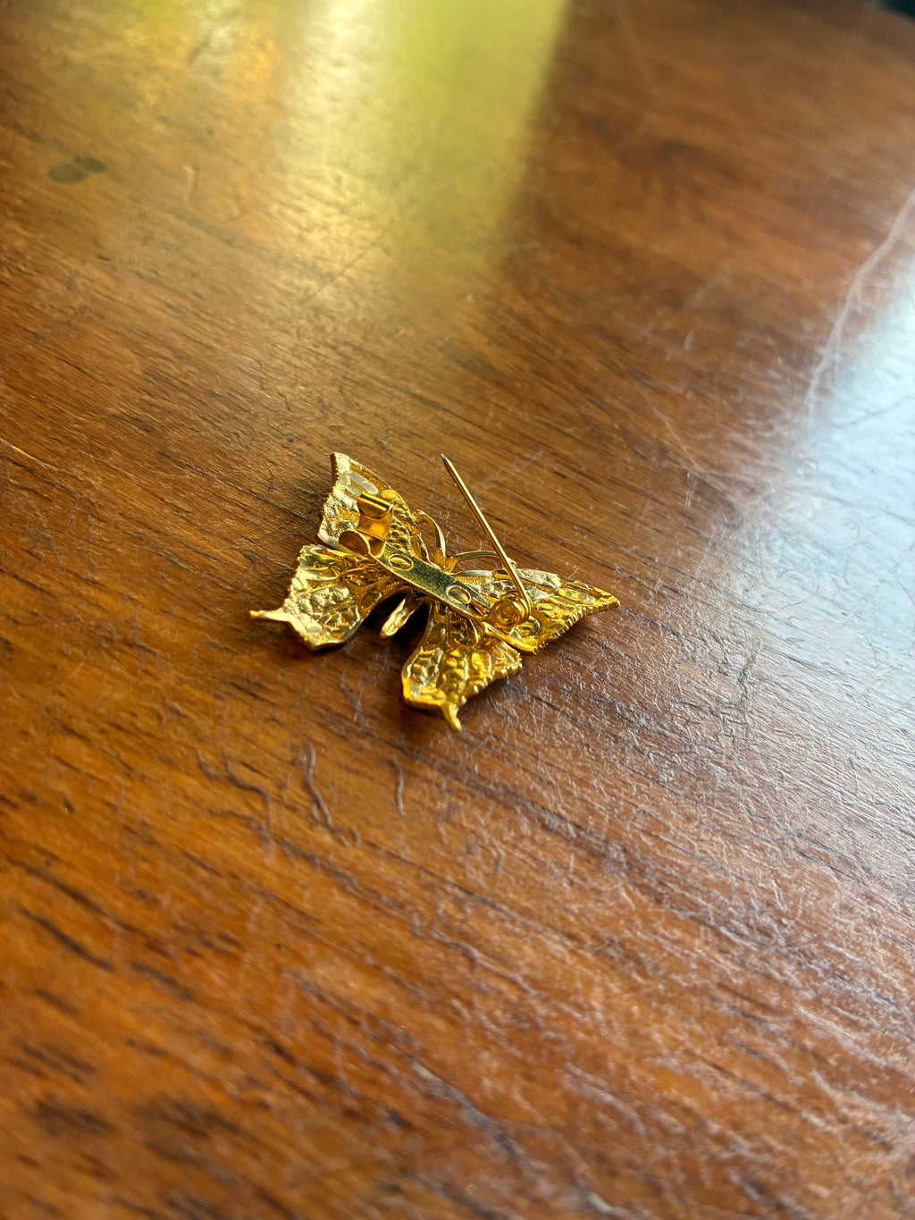 Aurum Butterfly Brooch