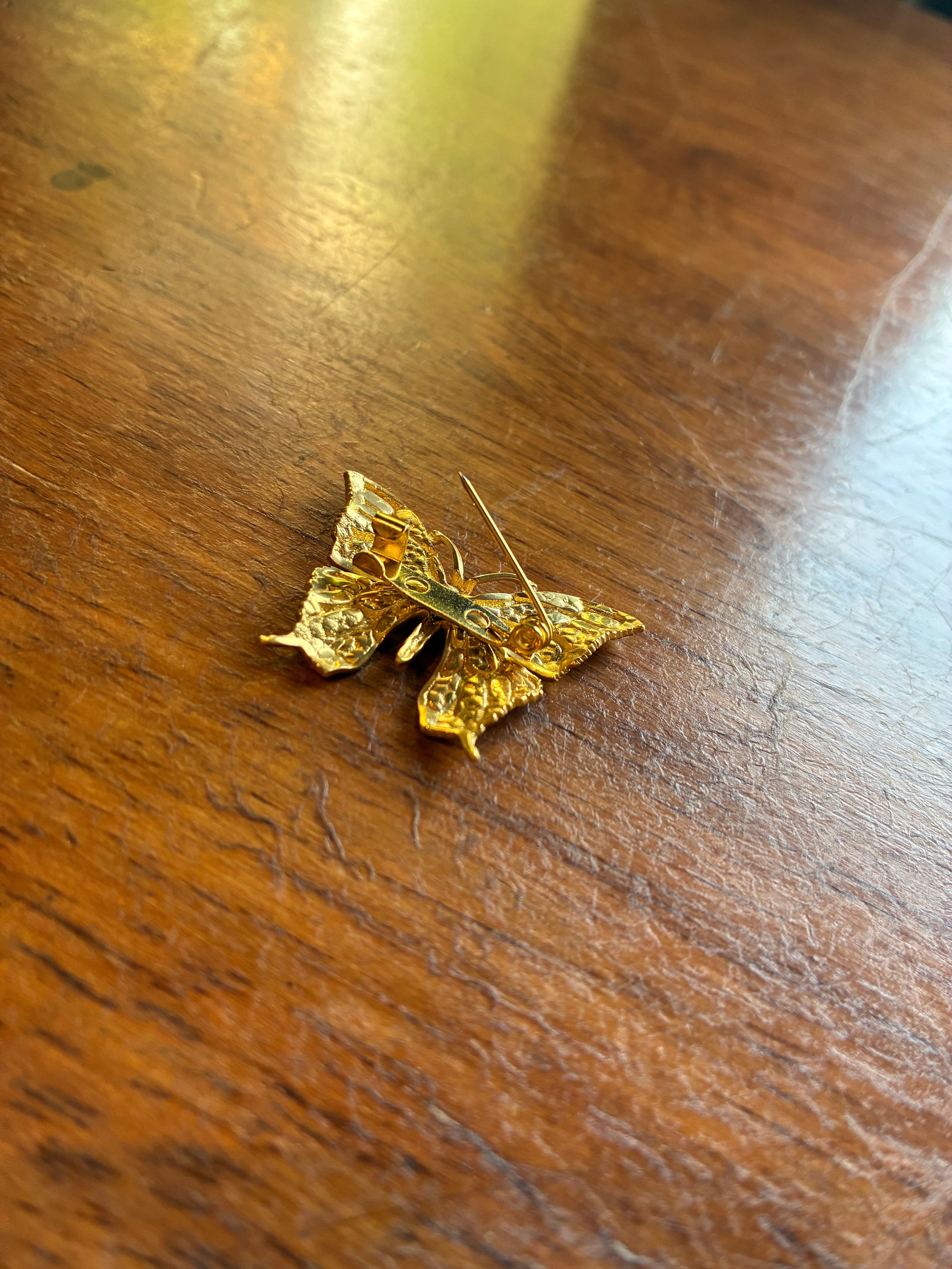 Aurum Butterfly Brooch