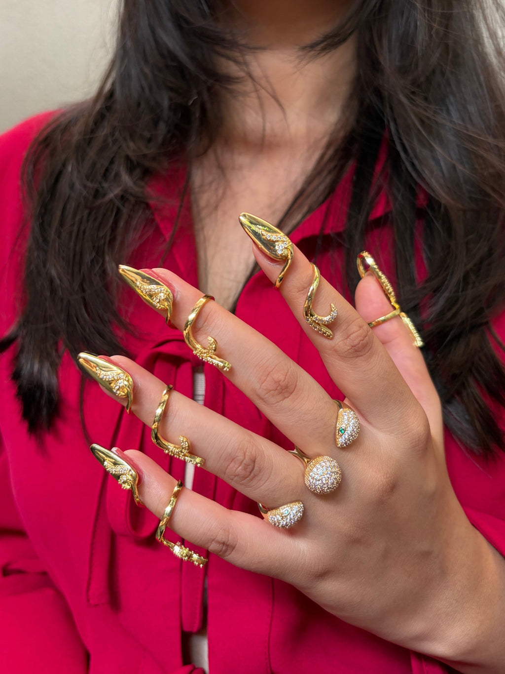 Nail Ring Set of 5 [Braz & Armour Nail Ring]