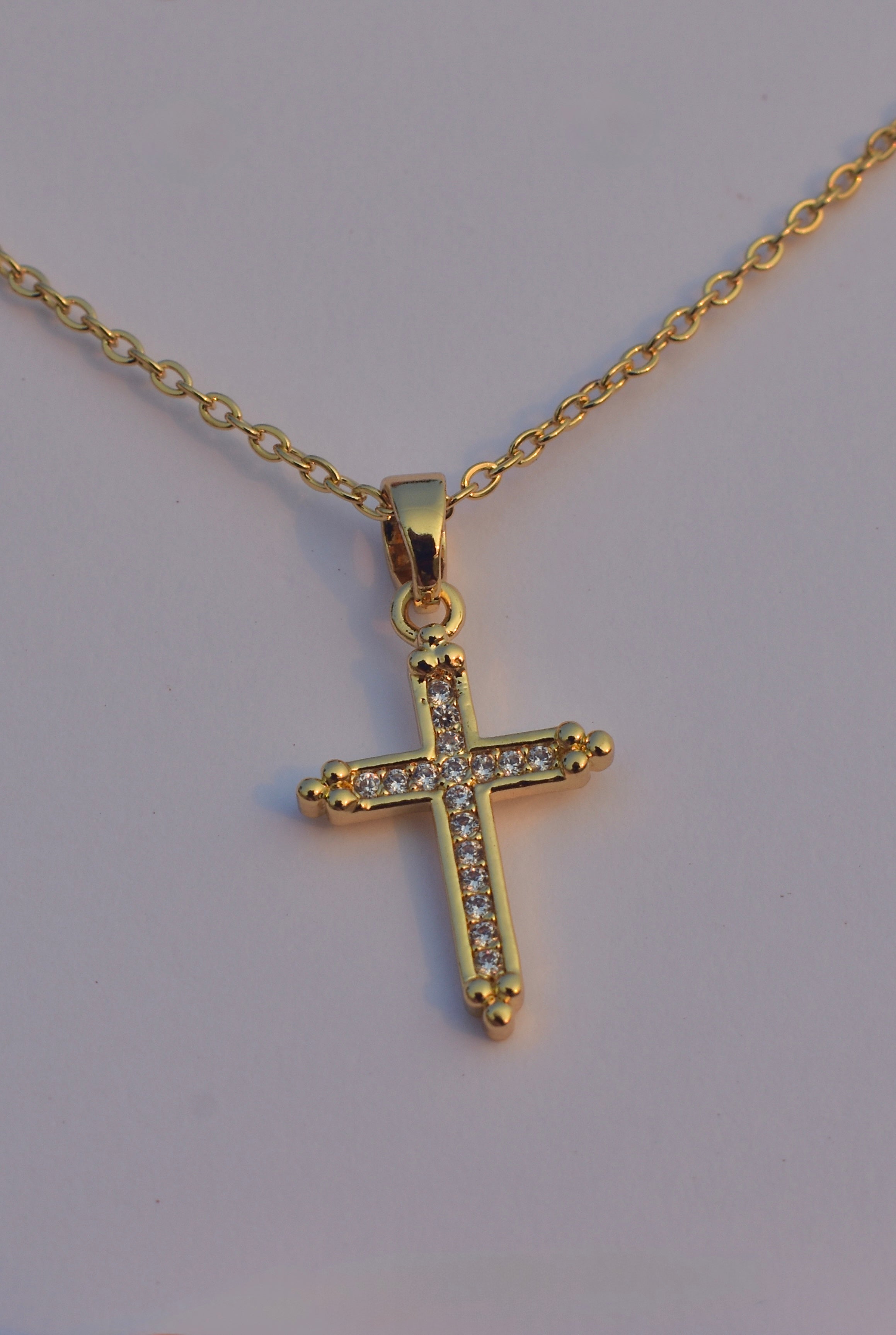Golden Cross Necklace