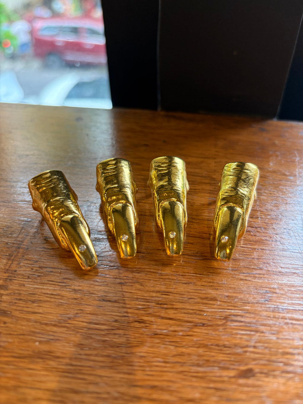 Nail Rings Set of 4 [Bullet Nail Rings]