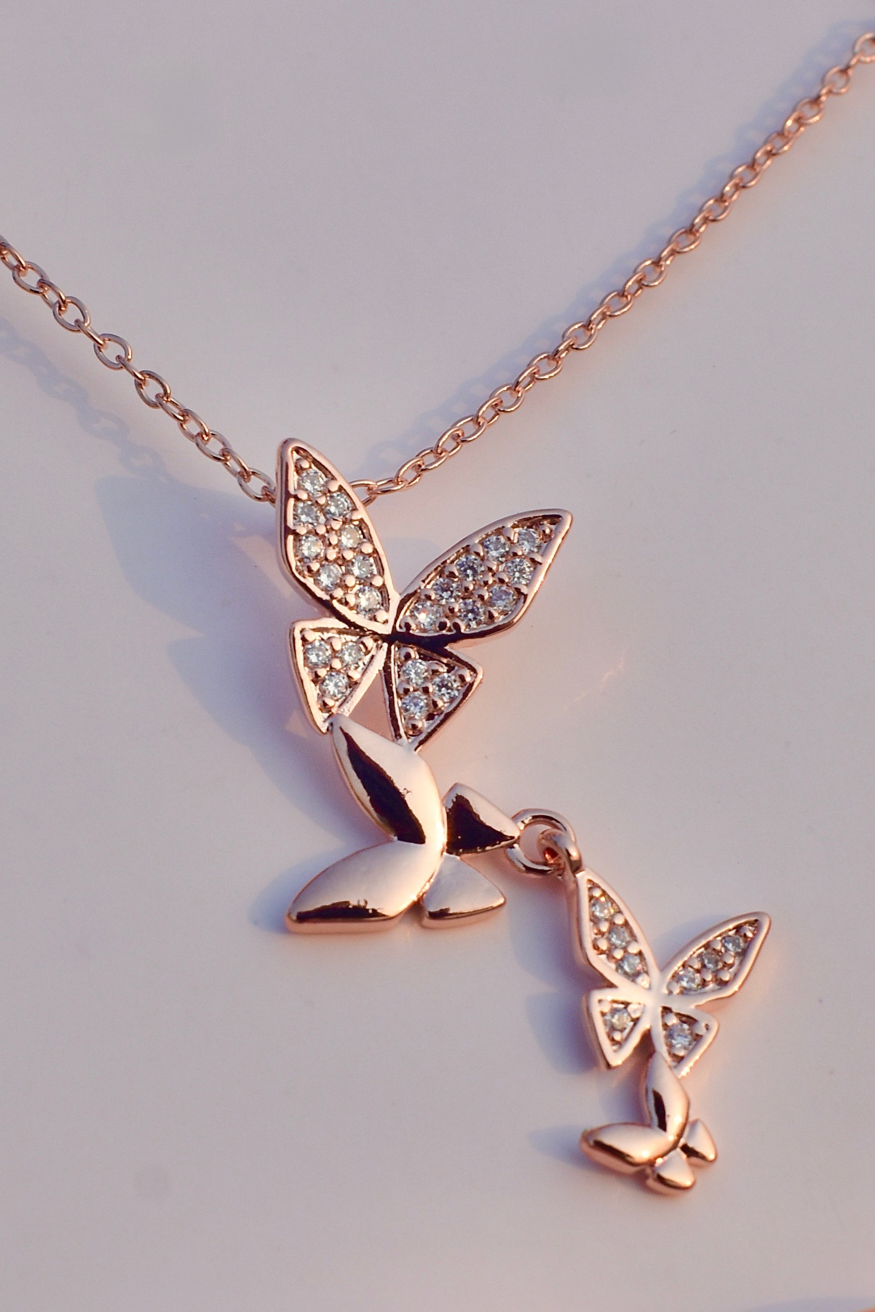 Blush Wings Necklace