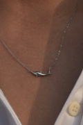 Doll-phin Neckpiece Silver