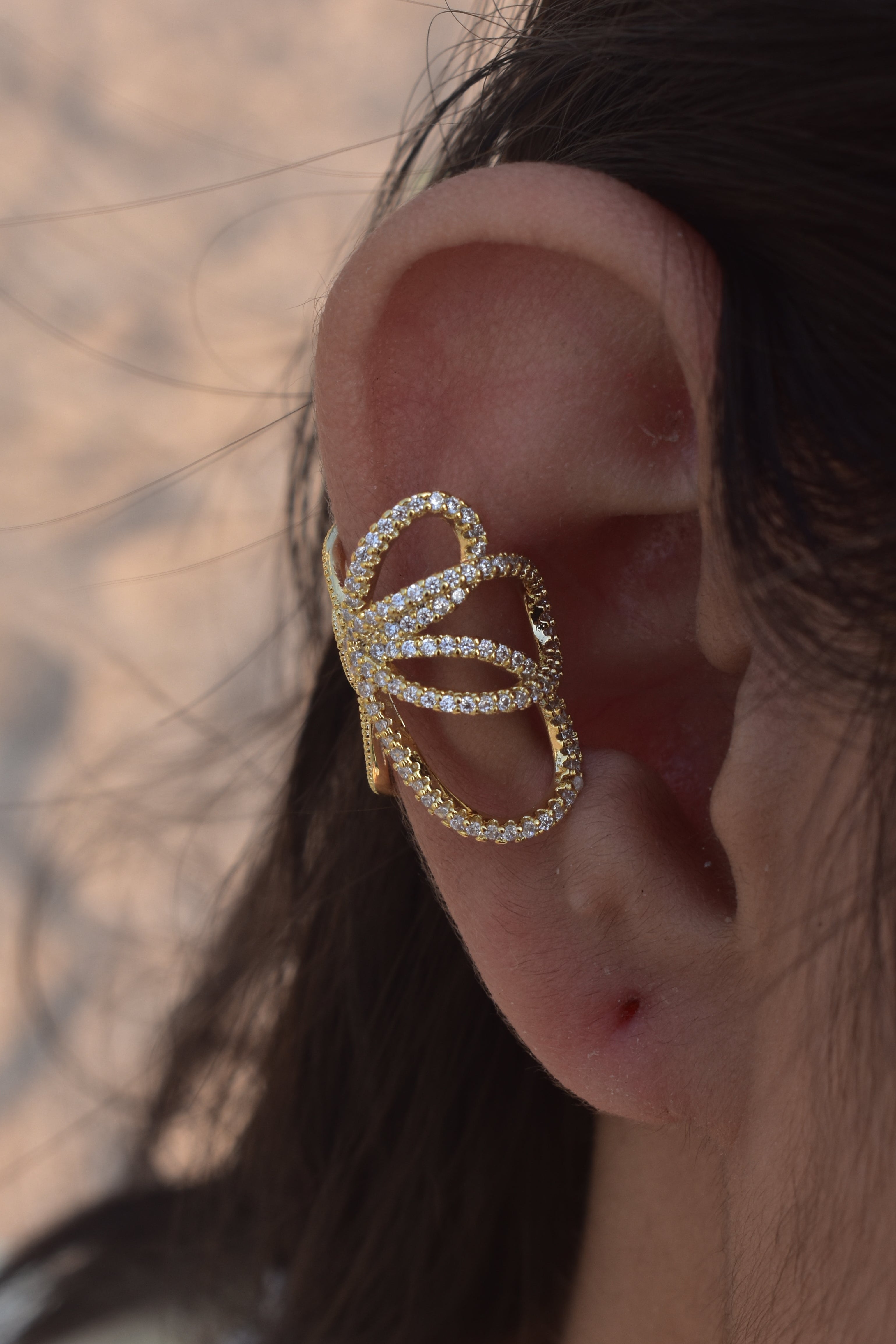 Dual Petal Earcuff