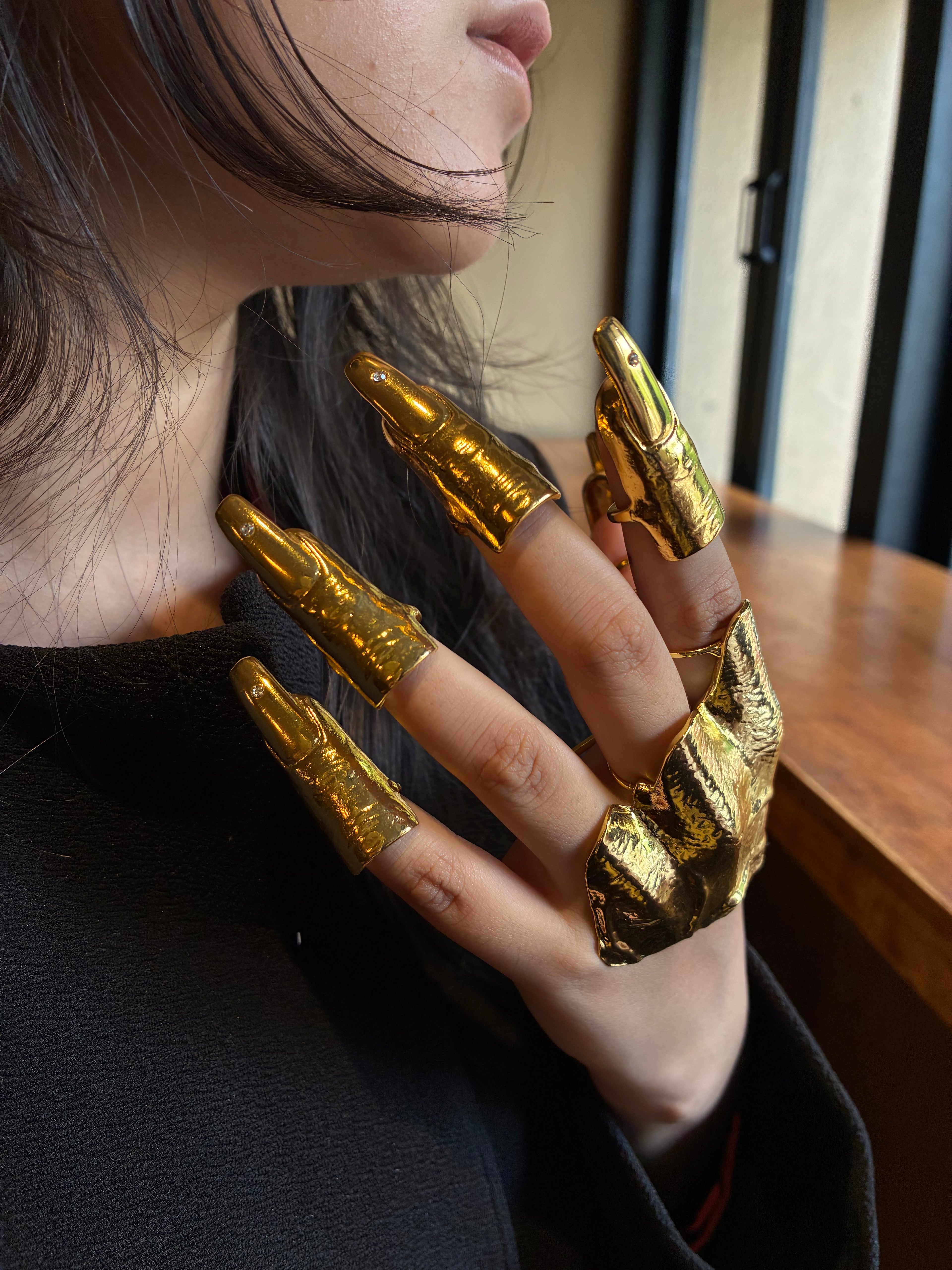 Nail Rings Set of 4 [Bullet Nail Rings]