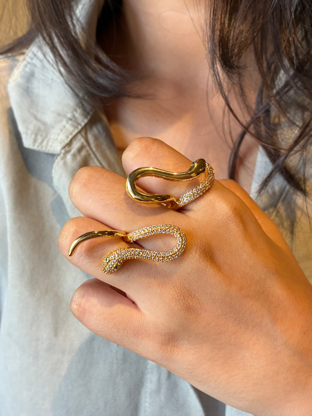 Dualing Serp Ring