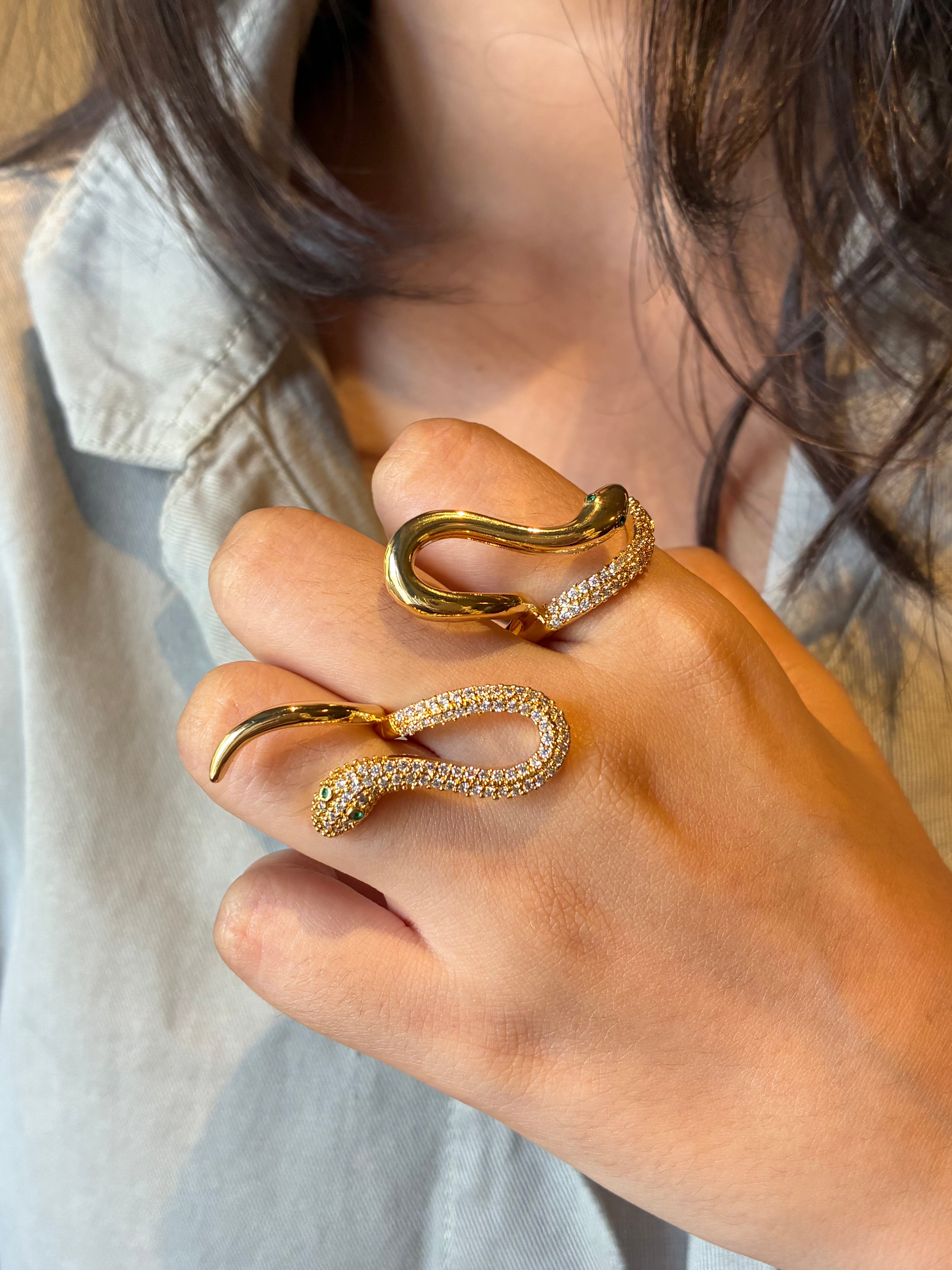 Dualing Serp Ring