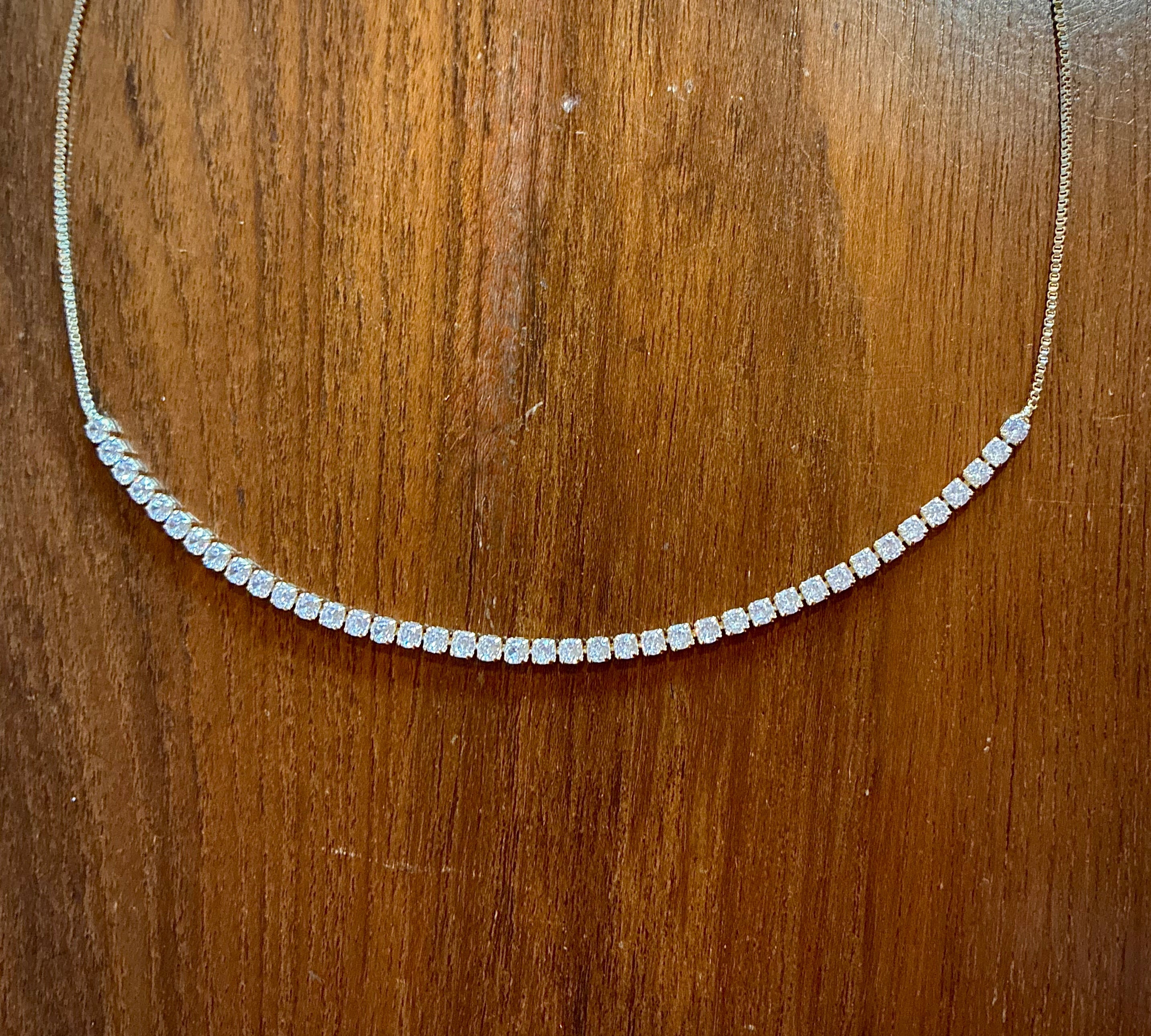 Dot Tennis Choker Gold