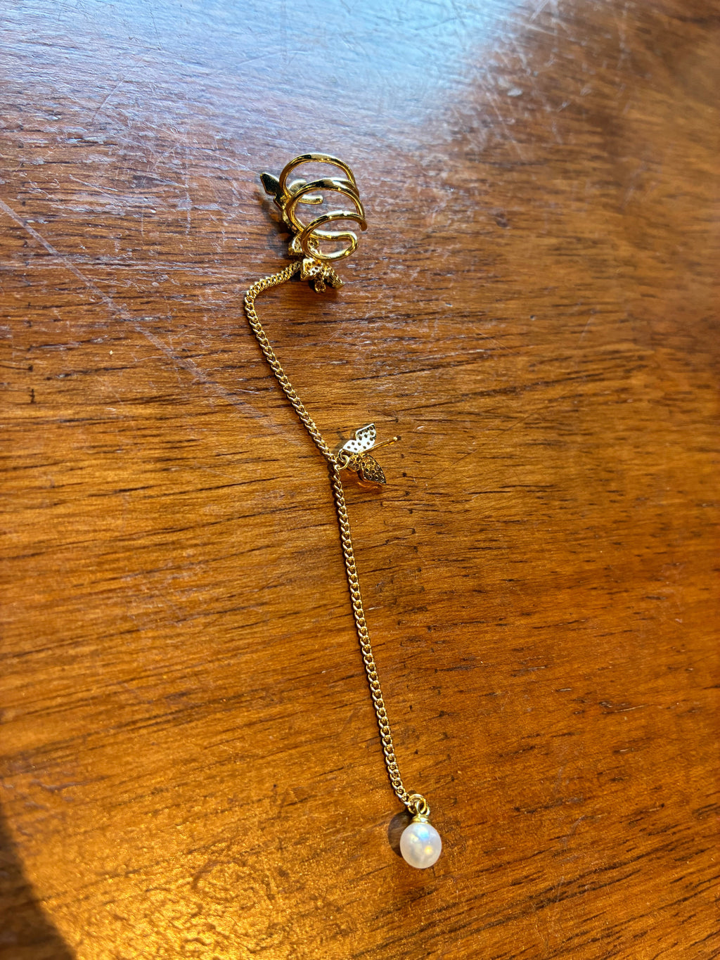 Flutter Drop Earcuff
