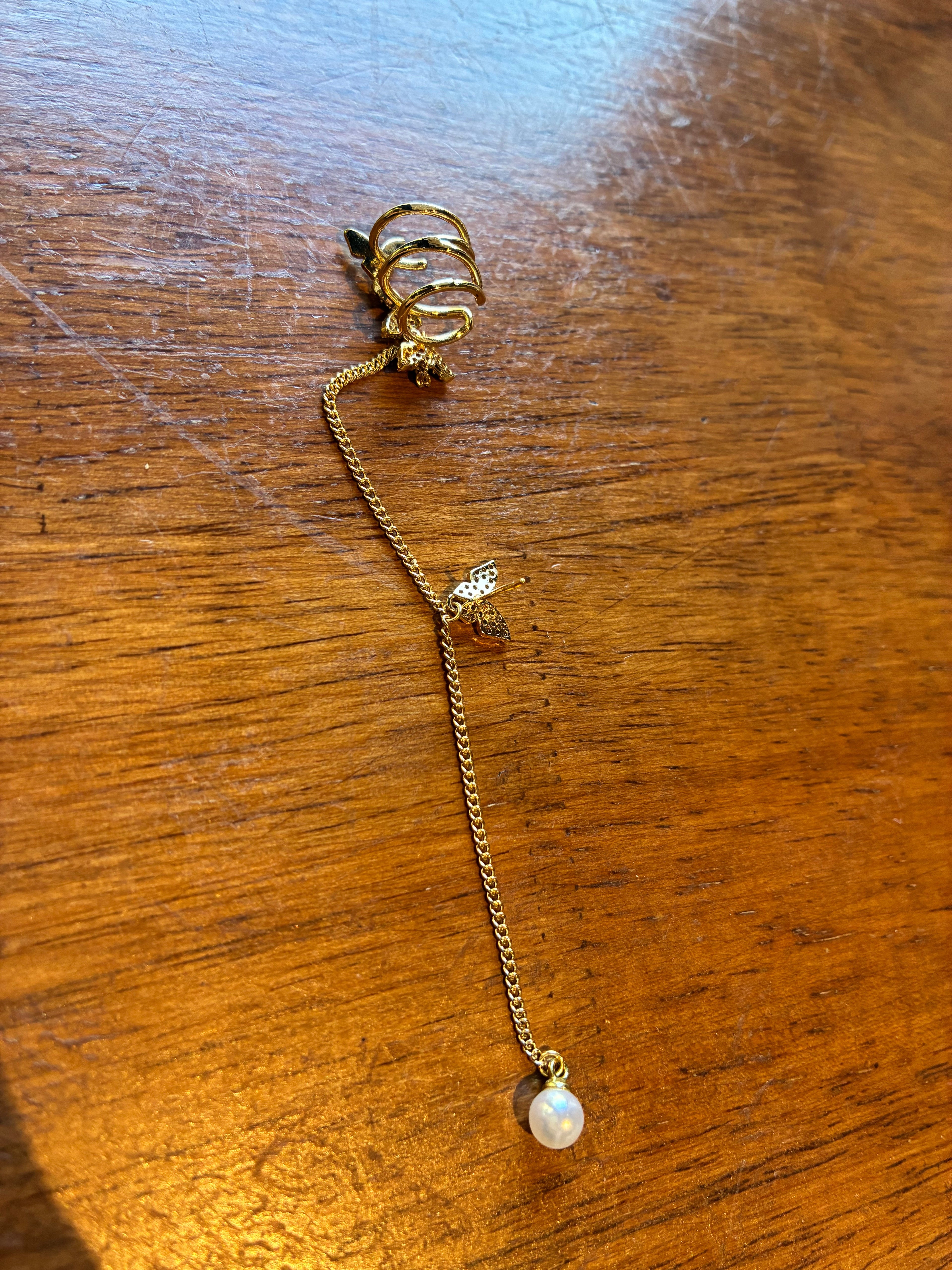 Flutter Drop Earcuff