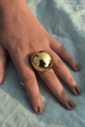 Gold Sphere Ring
