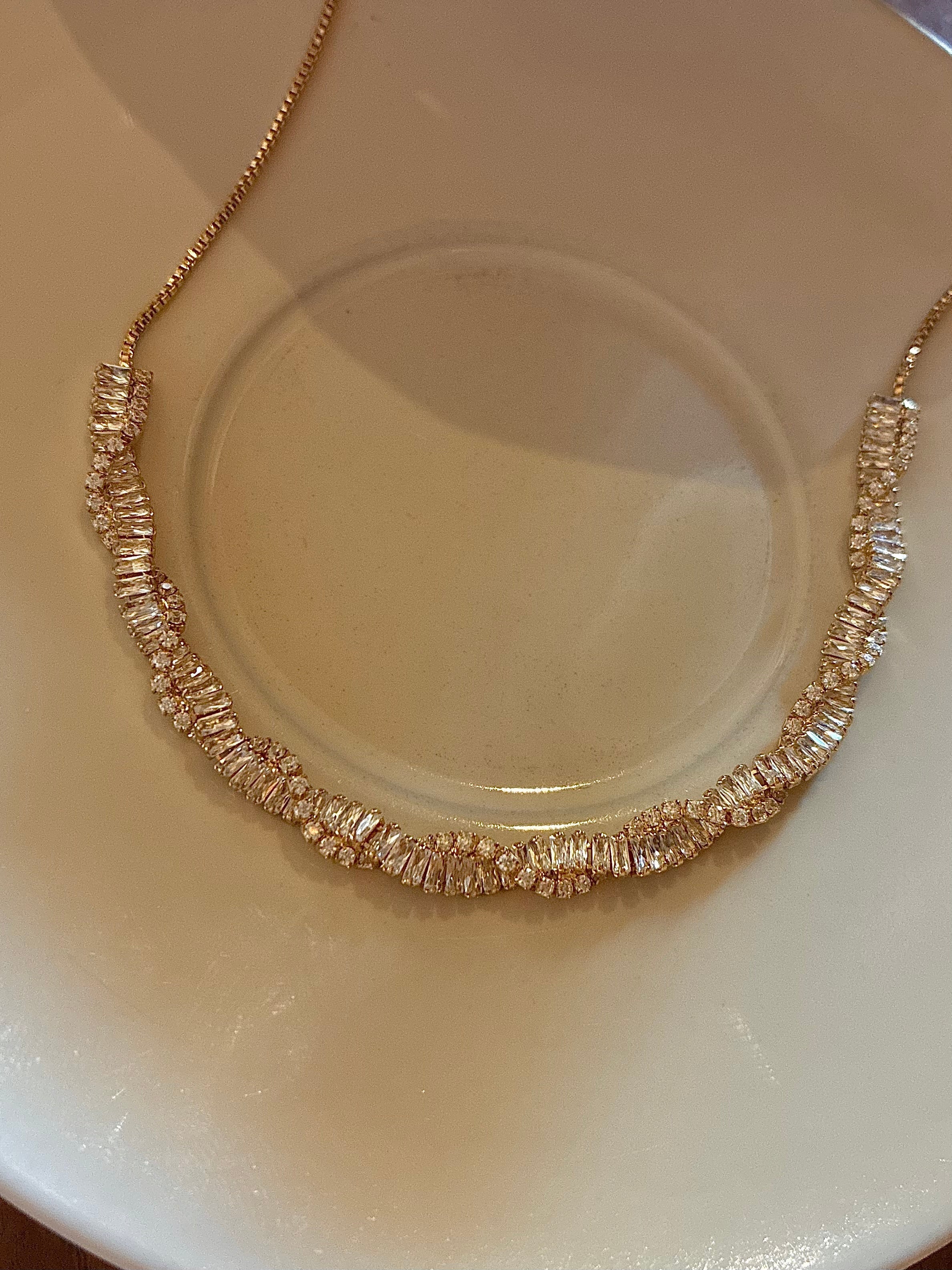Twiste Gold Tennis Choker