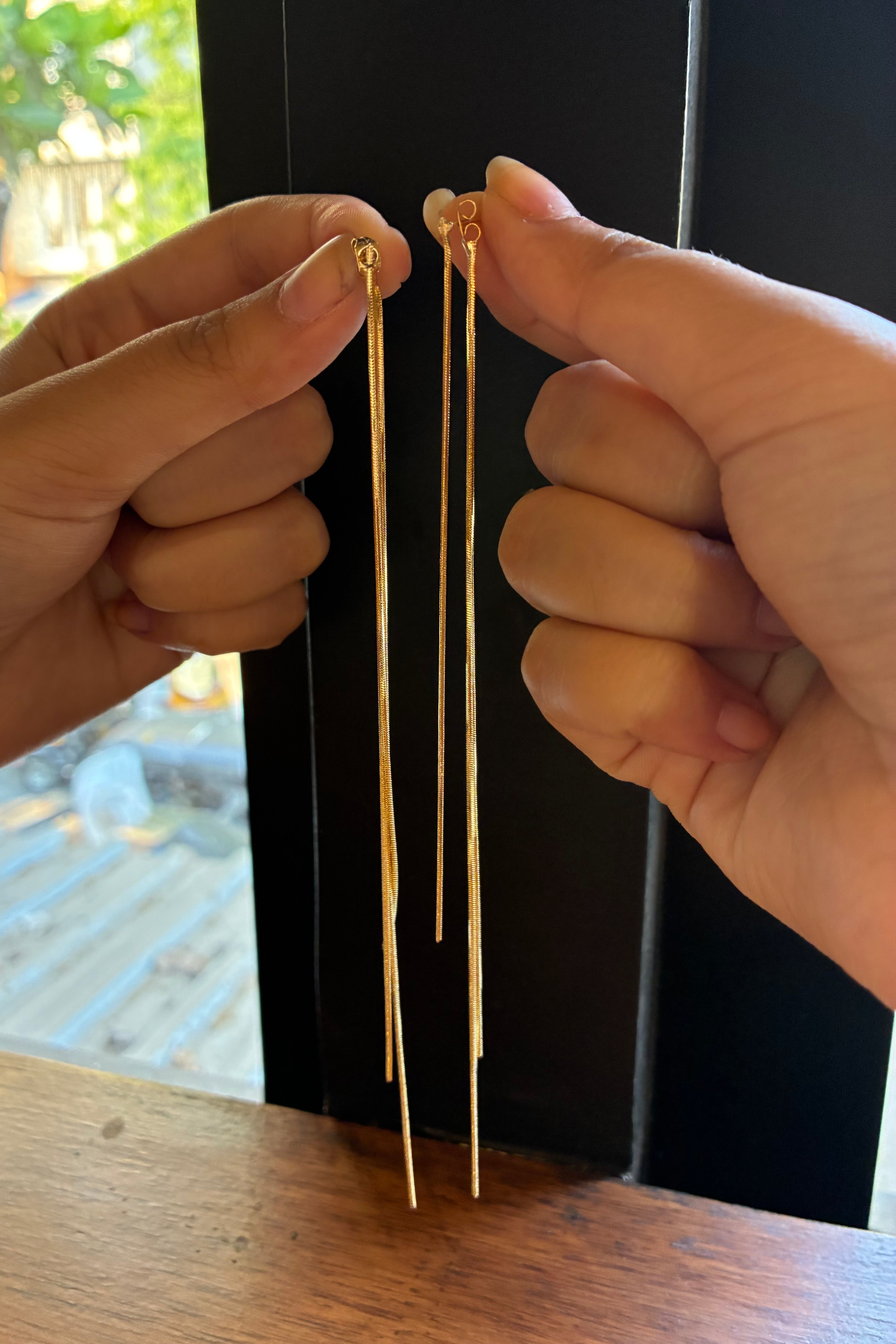 Veil Drop Earrings