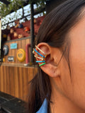 Blue Rub Earcuff