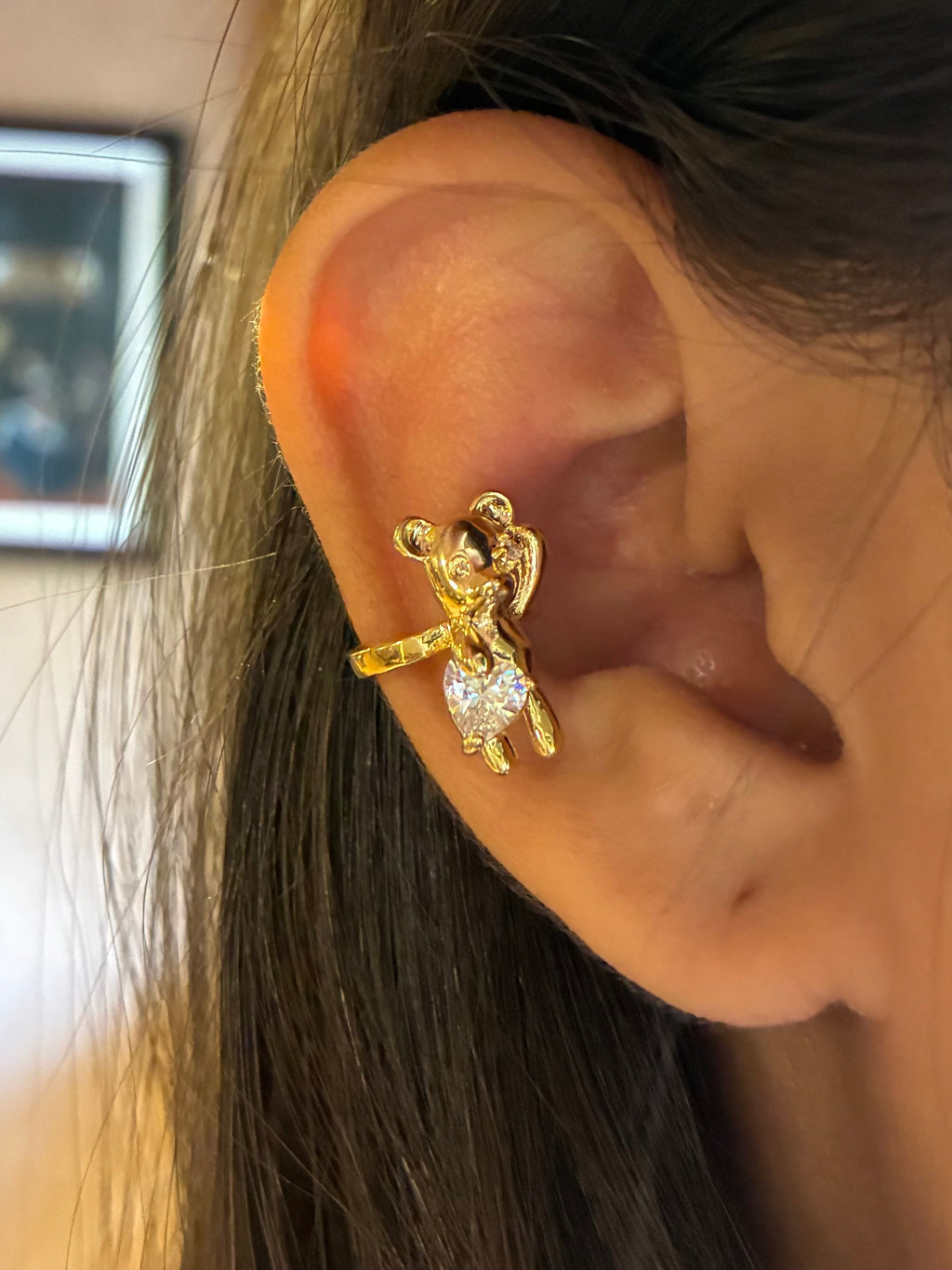 Teddy Star Earcuff