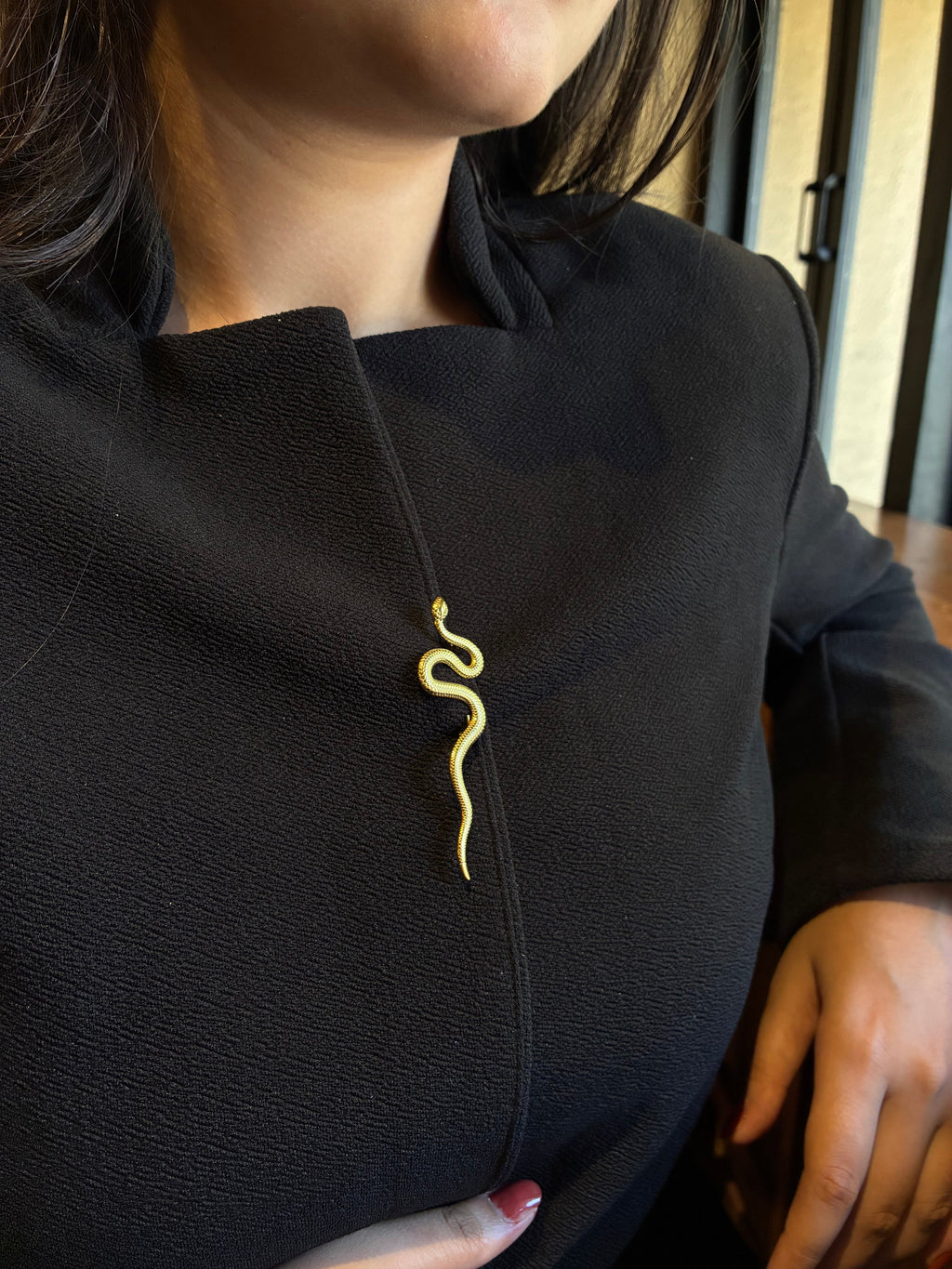 Serpentine Brooch