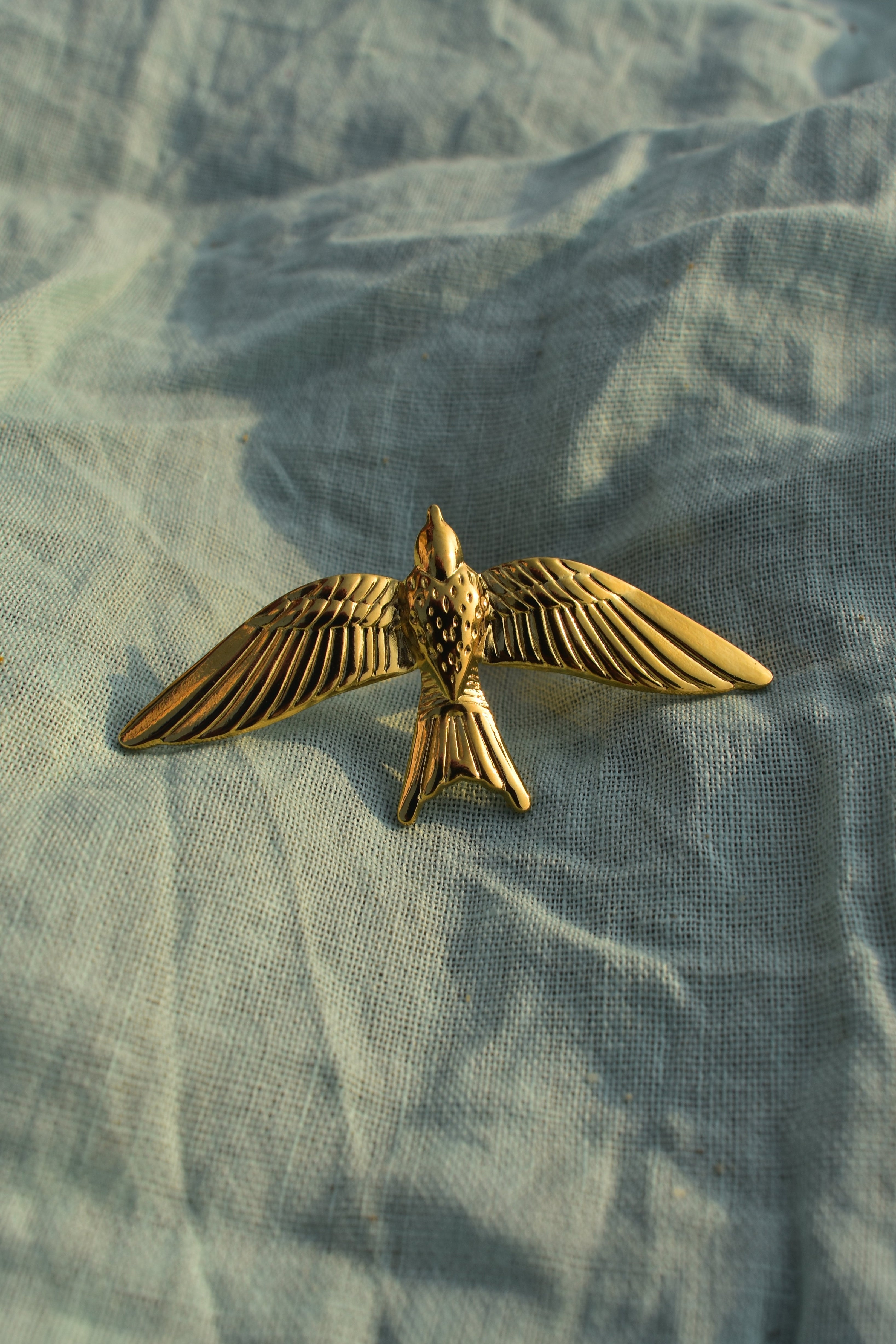 Gold-Falcon Ring